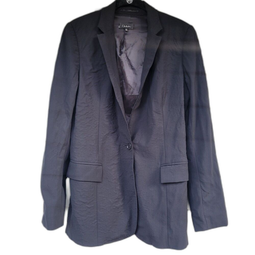 t babaton Aritzia Wool Blazer Jacket Black Size 8 Classic Professional Minimal